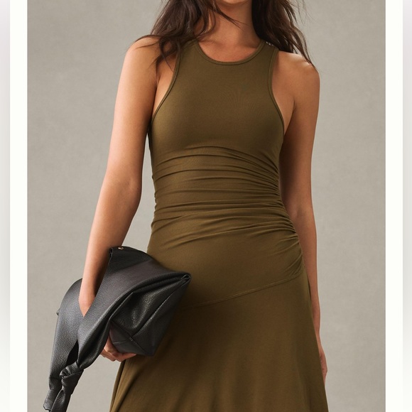 Daily practice sleeveless side ruched dress NWT - Picture 3 of 7